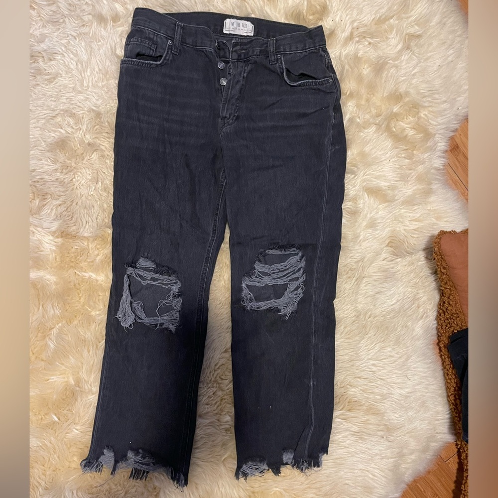 Black free people jeans